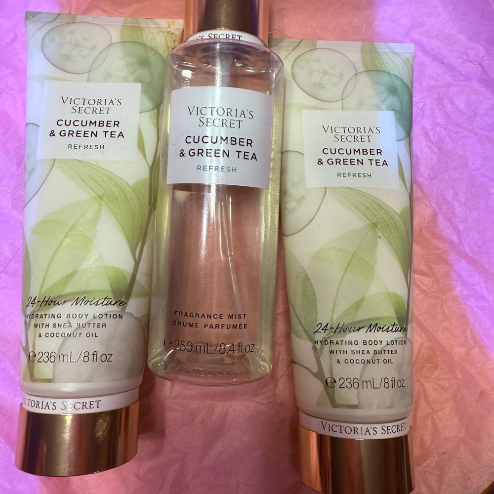 Victoria's Secret Cucumber & Green Tea Refresh Set